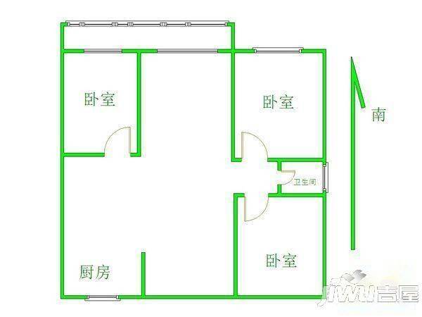 康馨花园3室0厅0卫户型图