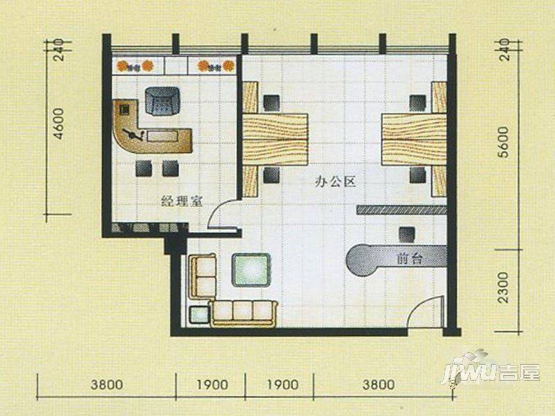 祥生旺庭公馆3室2厅2卫135㎡户型图