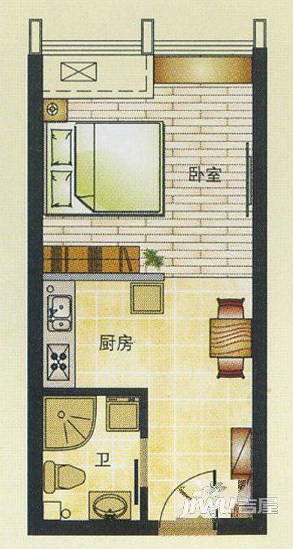 祥生旺庭公馆3室2厅2卫135㎡户型图