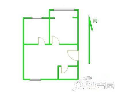 兰苑小区2室1厅1卫75㎡户型图