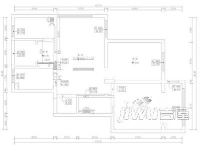 兰苑小区2室1厅1卫75㎡户型图