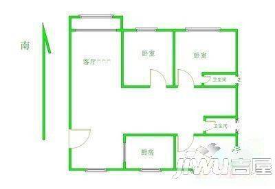 世纪家园3室2厅1卫户型图