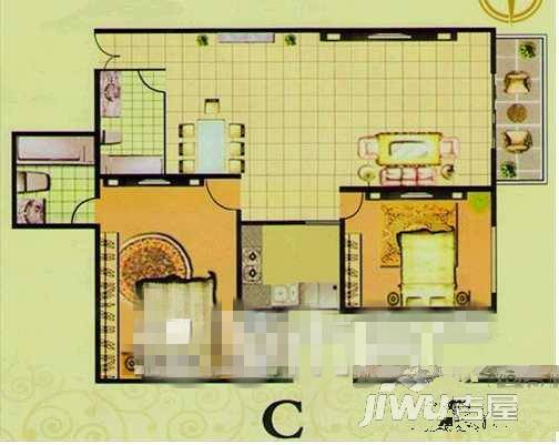 世纪家园3室2厅1卫户型图