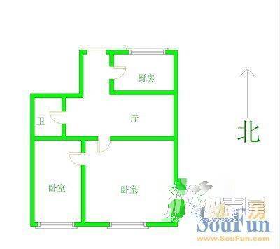 西湖景园2室1厅0卫户型图