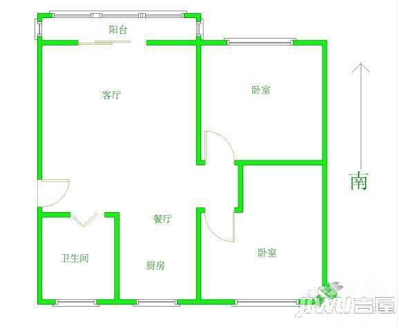 阳光新苑5室3厅2卫180㎡户型图