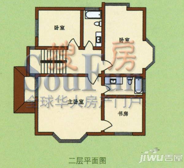 金湖湾5室3厅2卫户型图