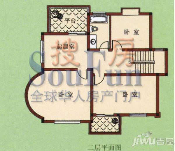 金湖湾5室3厅2卫户型图