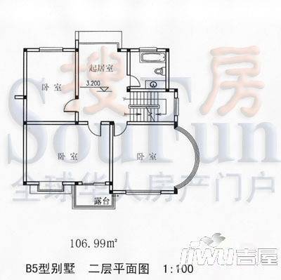 金湖湾5室3厅2卫户型图