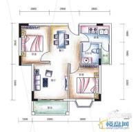 正泰花苑2室1厅0卫户型图