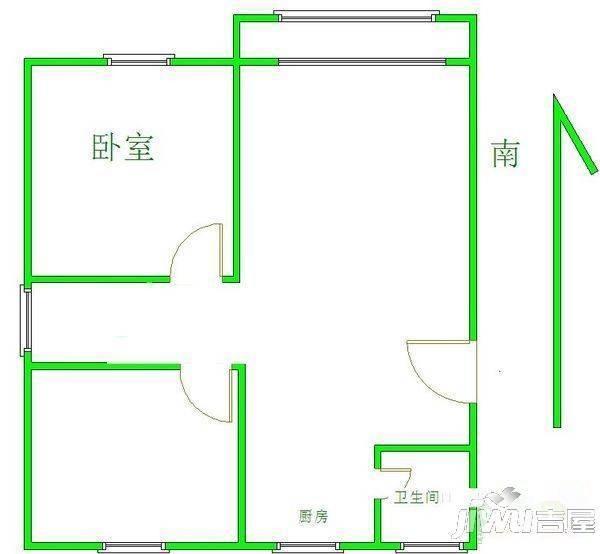 新梅香苑2室0厅0卫户型图