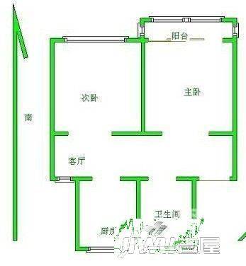 宝带新村3室2厅2卫114㎡户型图