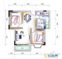 凯悦花园2室2厅0卫户型图