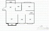 万鸿城市花园3室2厅2卫127㎡户型图