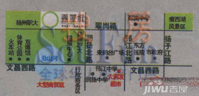 翡翠城位置交通图图片