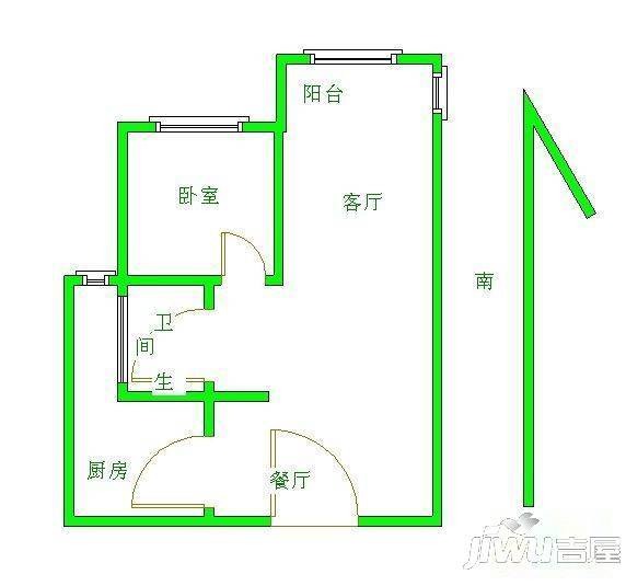 兴扬苑3室0厅0卫户型图