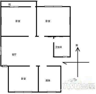 西湖西苑2室0厅0卫户型图