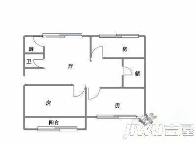 西湖西苑2室0厅0卫户型图