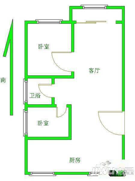 恒祥苑2室0厅0卫户型图