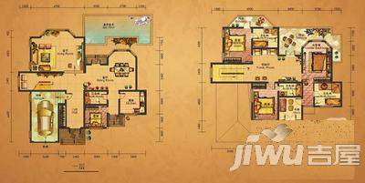 春江花园5室2厅3卫220㎡户型图