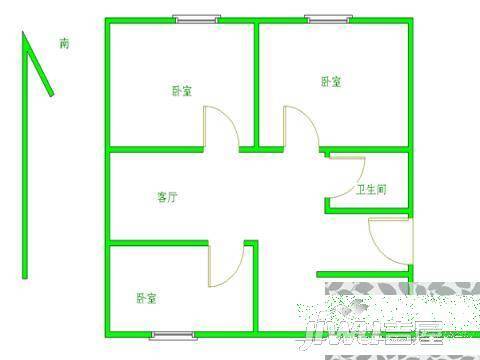 扬州念香苑5室2厅2卫200㎡户型图