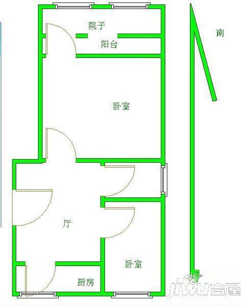 友谊新村3室2厅1卫户型图