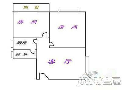 友谊新村3室2厅1卫户型图