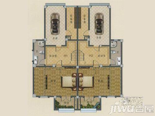 文昌花园3室2厅1卫125.5㎡户型图