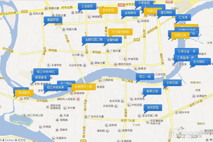 榕江华府·尚景位置交通图图片