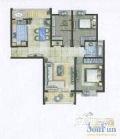 文富花苑一区3室2厅2卫户型图