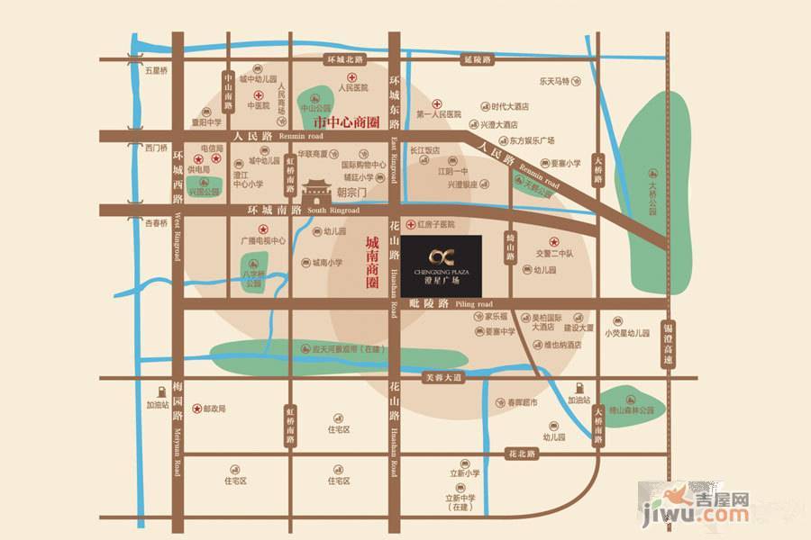 澄星广场位置交通图图片