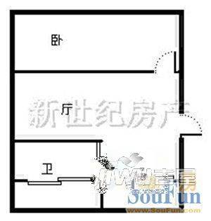 凤凰211室1厅1卫户型图