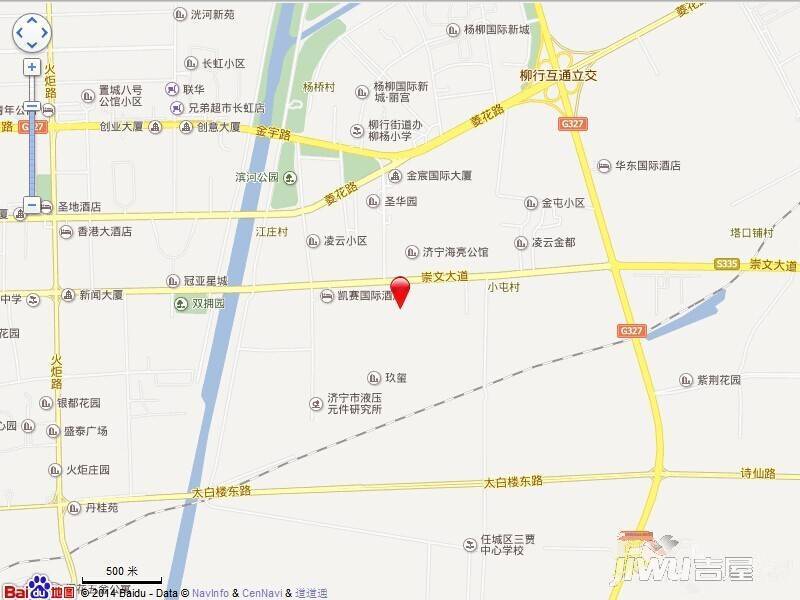 中垠悦城和悦位置交通图