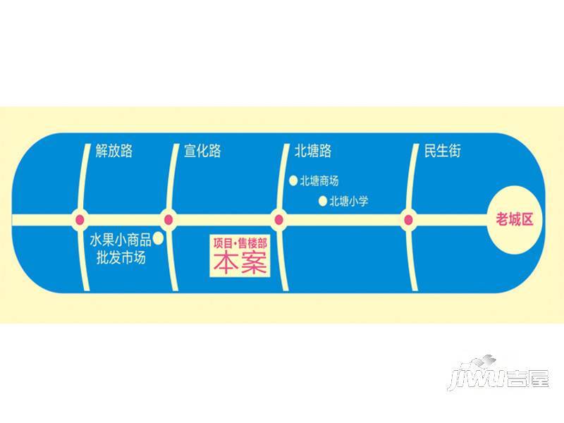安信城中园位置交通图