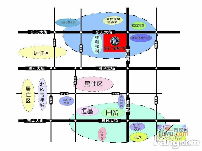 乐天国际广场位置交通图