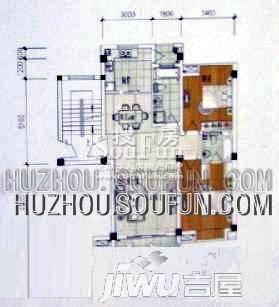 丹凤苑3室2厅2卫119.2㎡户型图