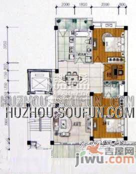 丹凤苑3室2厅2卫119.2㎡户型图