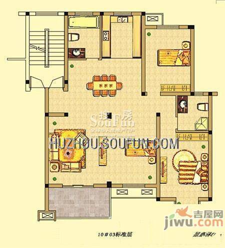 金冶香格里3室4厅3卫275㎡户型图