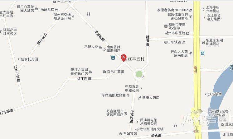 红丰五村位置交通图图片