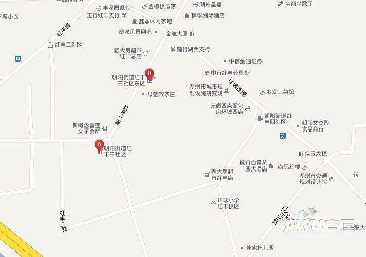 红丰三村位置交通图图片