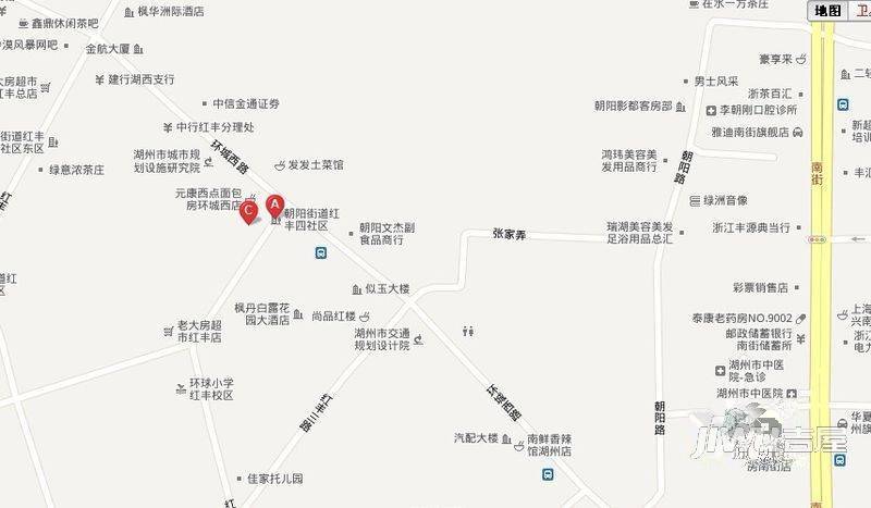 红丰四村位置交通图图片