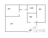 雀杆下小区1室1厅1卫户型图