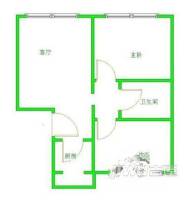 五一新村2室1厅1卫户型图