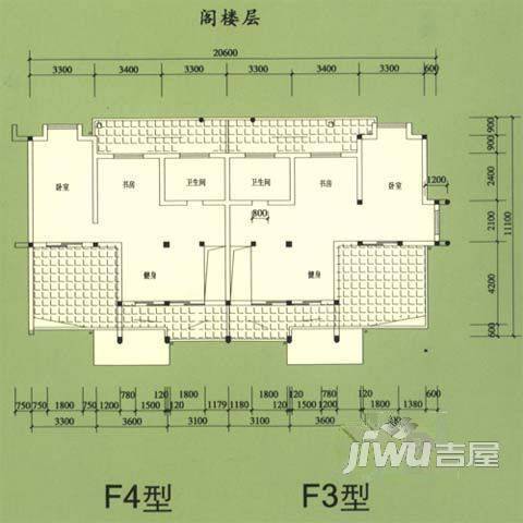 下塘小区3室2厅1卫52㎡户型图