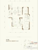 华发四季名苑4室2厅2卫144㎡户型图