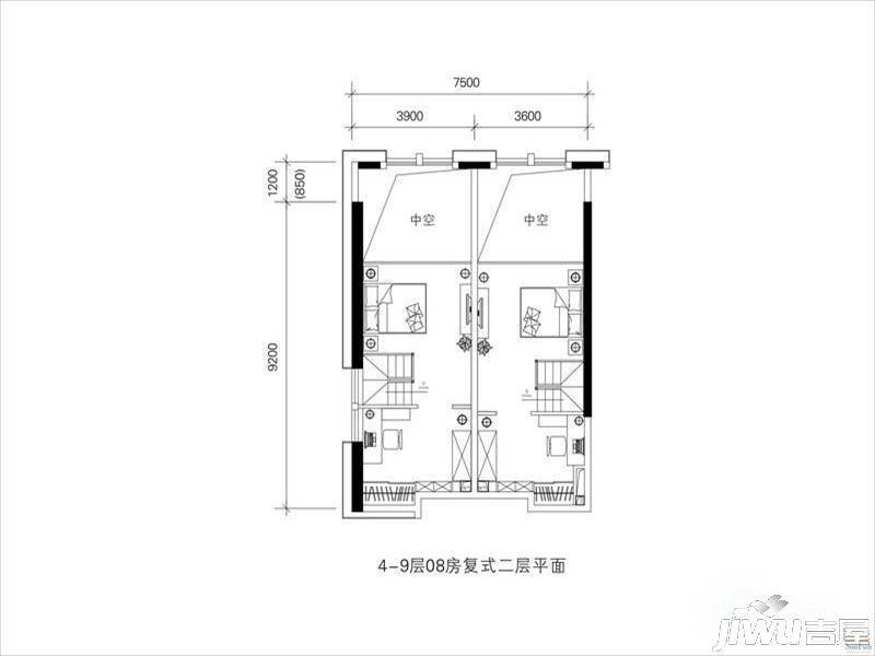 邦泰公馆8室0厅0卫户型图