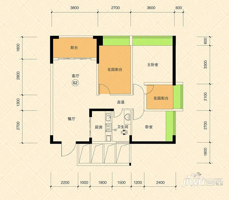 恒怡湾4室2厅3卫192.3㎡户型图