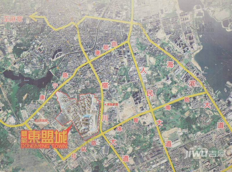 鼎能东盟城位置交通图