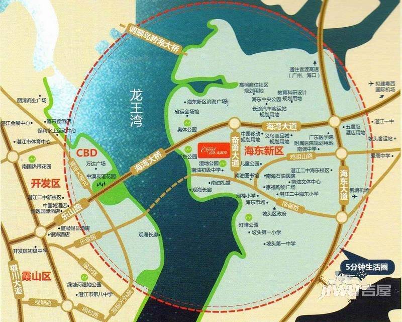 仁海海东国际位置交通图图片