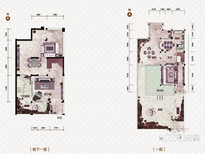 中海盛京府4室3厅2卫361㎡户型图