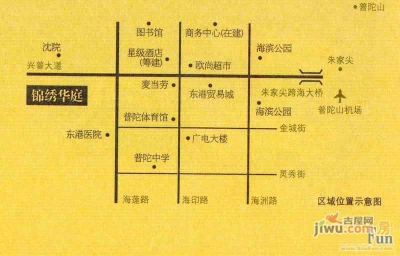 山水人家4期锦绣华庭位置交通图图片